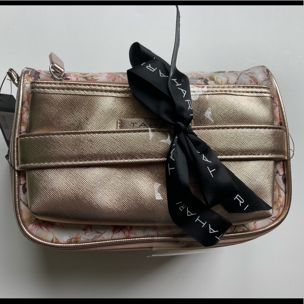 Tahari makeup bag set
